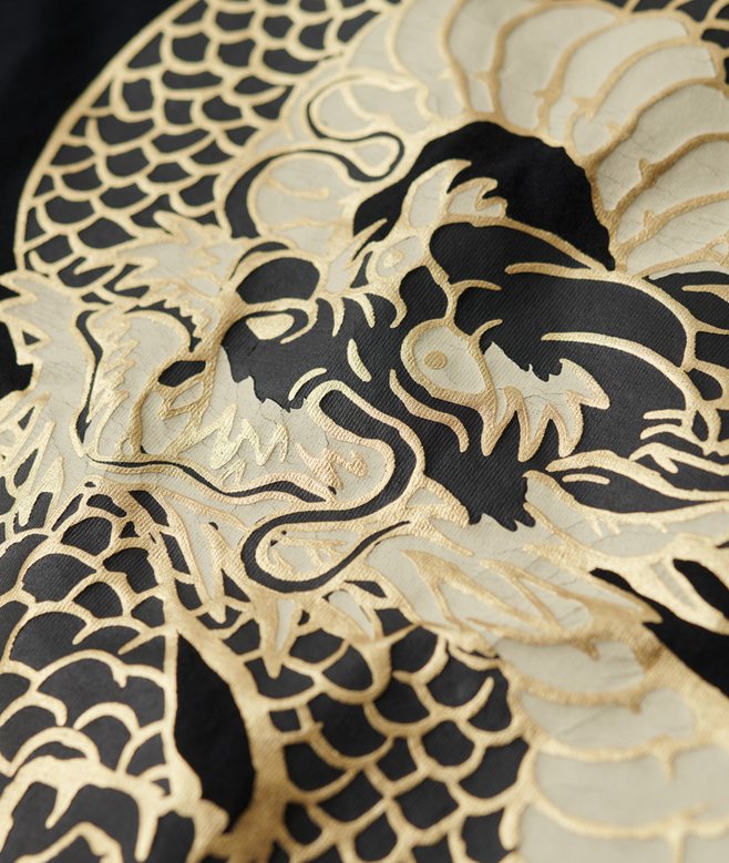 Hombre Camiseta gráfica Chinese New Year en negro azabache