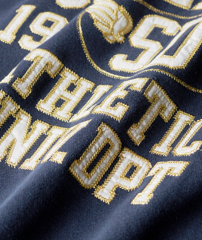 College Script Loose Sweatshirt