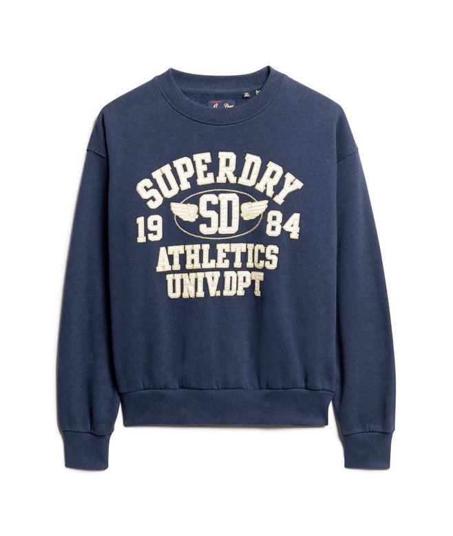 College Script Loose Sweatshirt