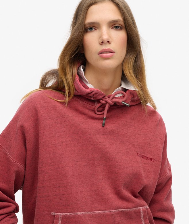 Essential Logo Overdyed Hoodie