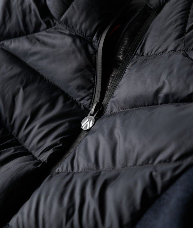Hooded Storm Knit Hybrid Jacket