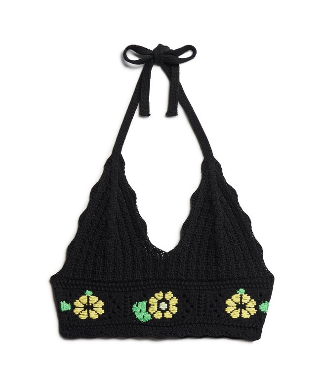 Crochet Flower Bralette