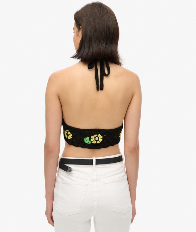 Crochet Flower Bralette