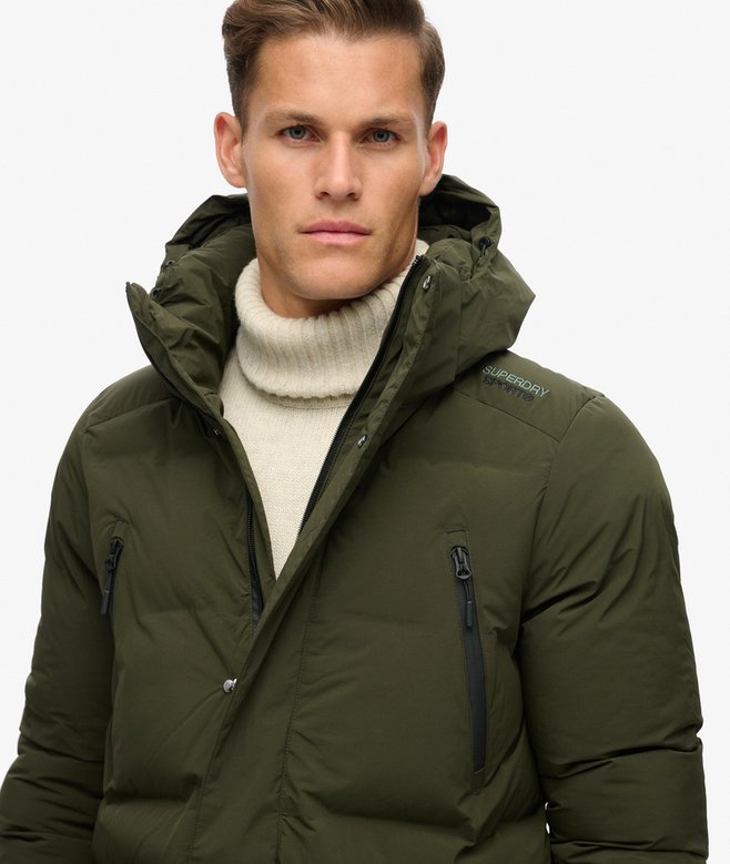 Hooded Longline Padded Jacket