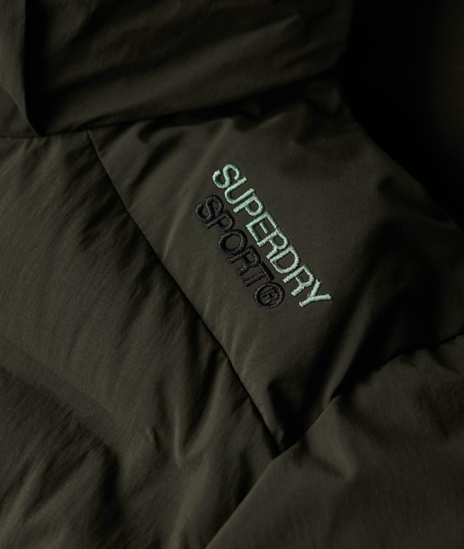 Hooded Longline Padded Jacket