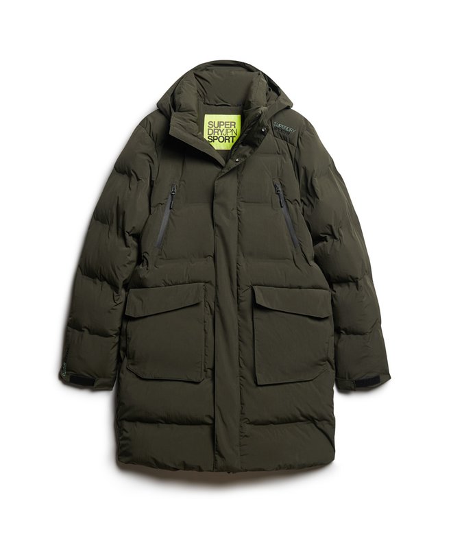 Hooded Longline Padded Jacket