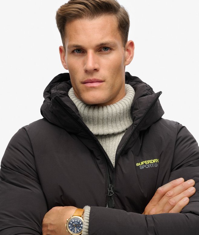 Hooded Boxy Puffer Jacket