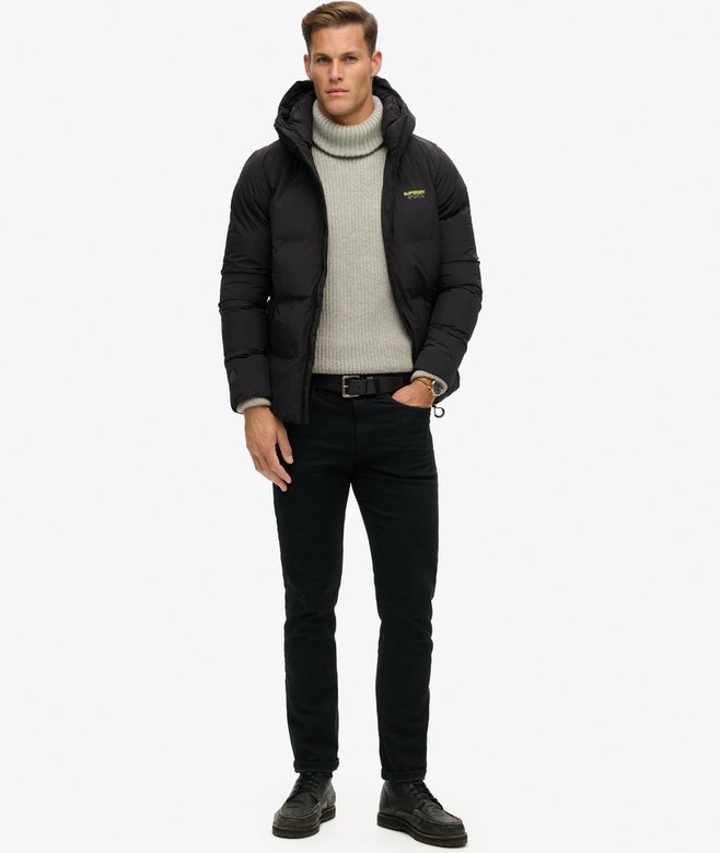 Hooded Boxy Puffer Jacket