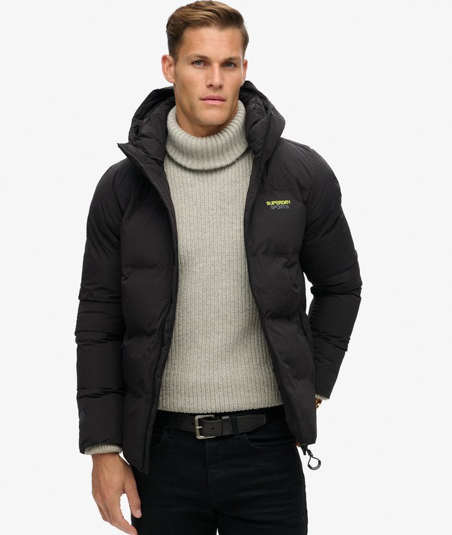 Hooded Boxy Puffer Jacket