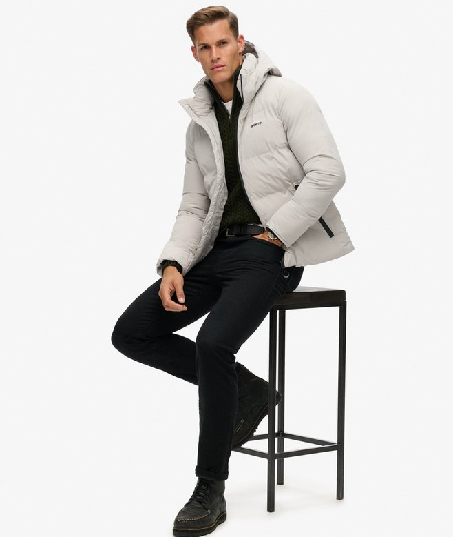 Hooded Boxy Puffer Jacket