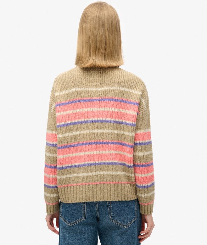 Multi Stripe Crew Jumper