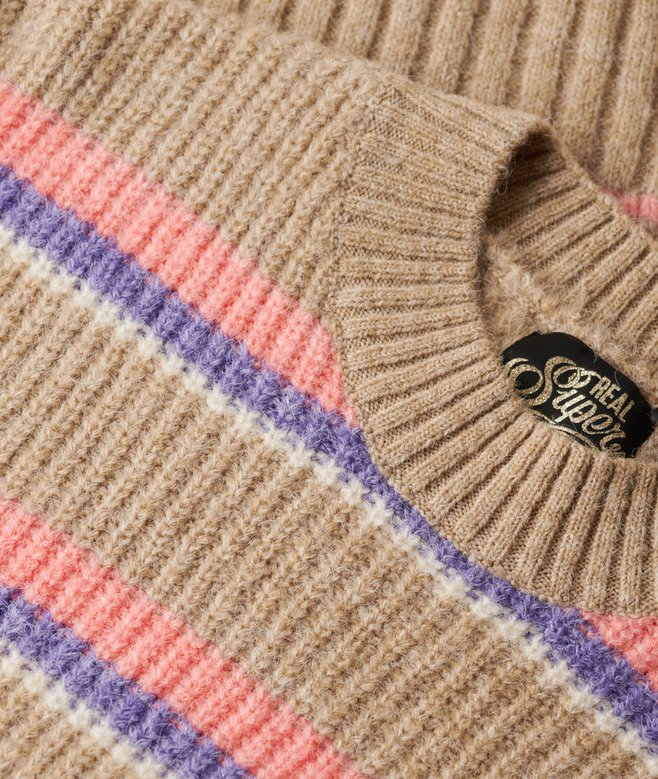Multi Stripe Crew Jumper
