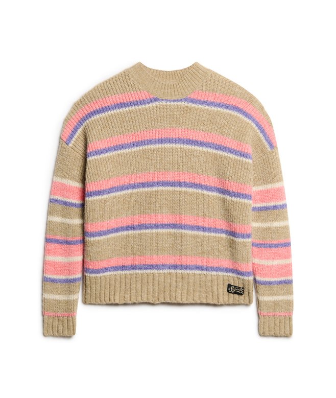Multi Stripe Crew Jumper