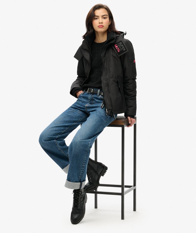 Superdry Uomo Giacca A Vento Artica Con Cappuccio E Cerniera