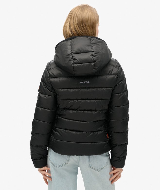 Hooded Fuji Quilted Padded Jacket