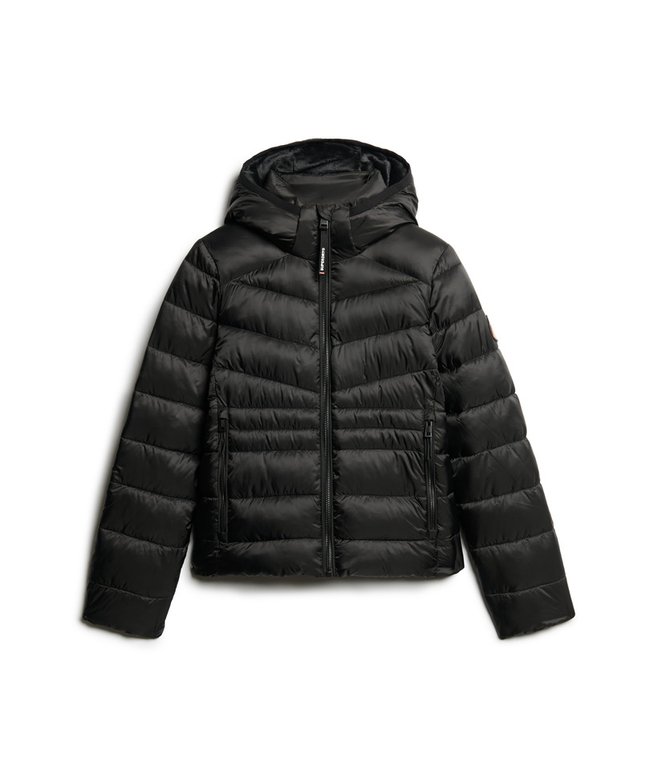 Hooded Fuji Quilted Padded Jacket