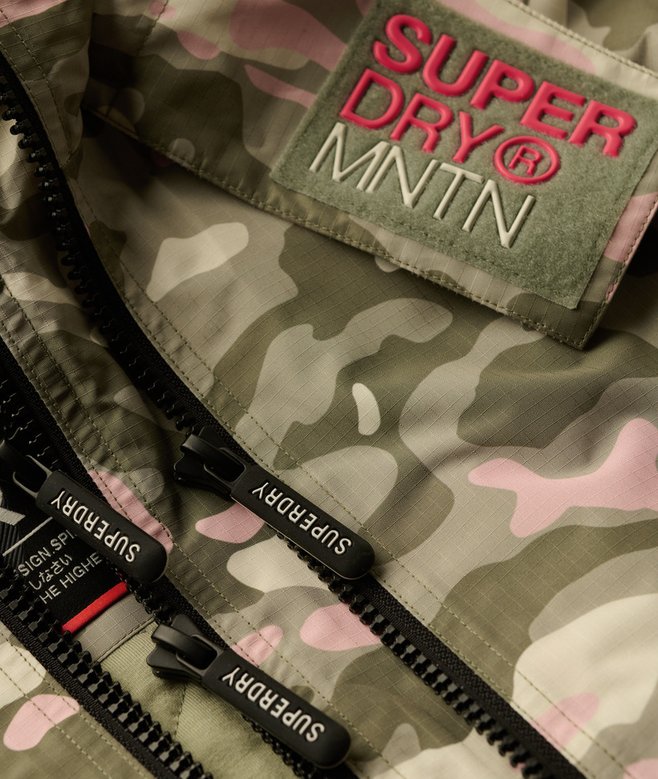 Hooded Mountain Windbreaker Jacket