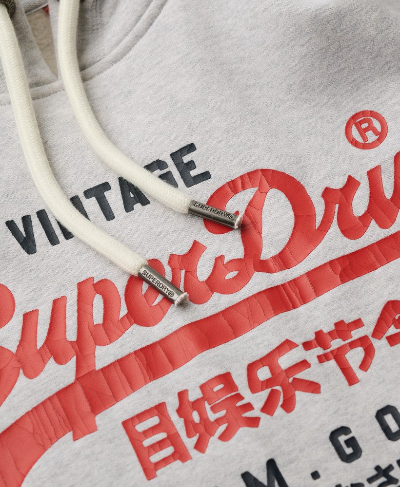 【Superdry】Superdry Duo ビンテージ ロゴ パーカー mens Duo Vintage Logo Hoodie in JET BLACK | Superdry UK
