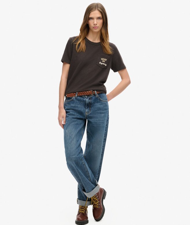 Workwear Embroider Pocket T-Shirt