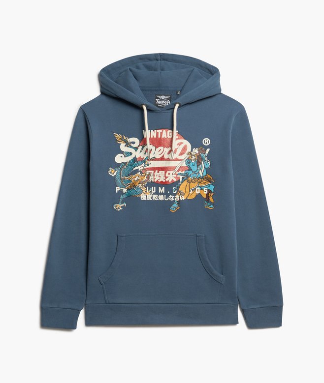 Tokyo Vintage Logo Graphic Hoodie