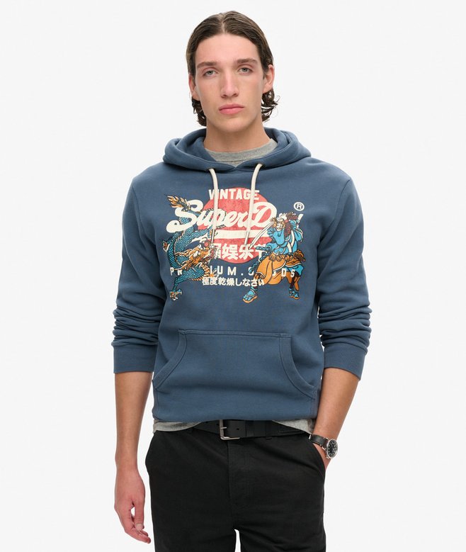 Tokyo Vintage Logo Graphic Hoodie