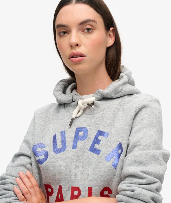 Glitter Graphic Logo Hoodie More Colours Available Price £29.99 Price reduced from £59.99 to You Save 50%