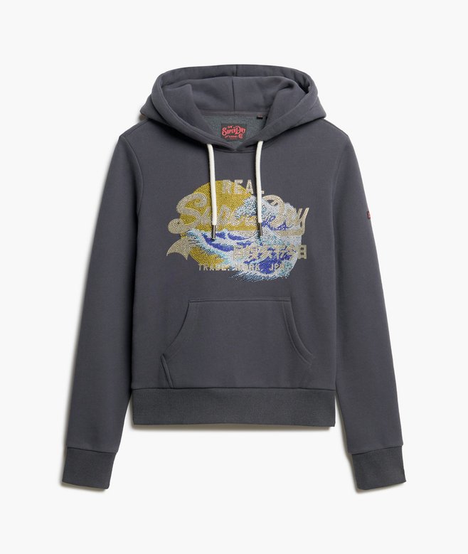 Tokyo Vintage Logo Graphic Hoodie