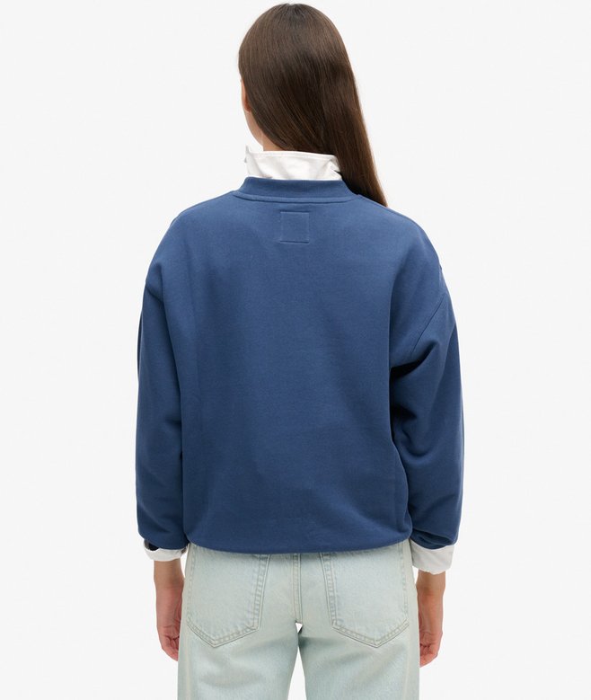 Luxe Metallic Loose Sweatshirt