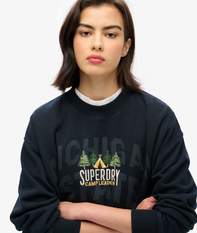 Travel Souvenir Loose Crew Sweatshirt