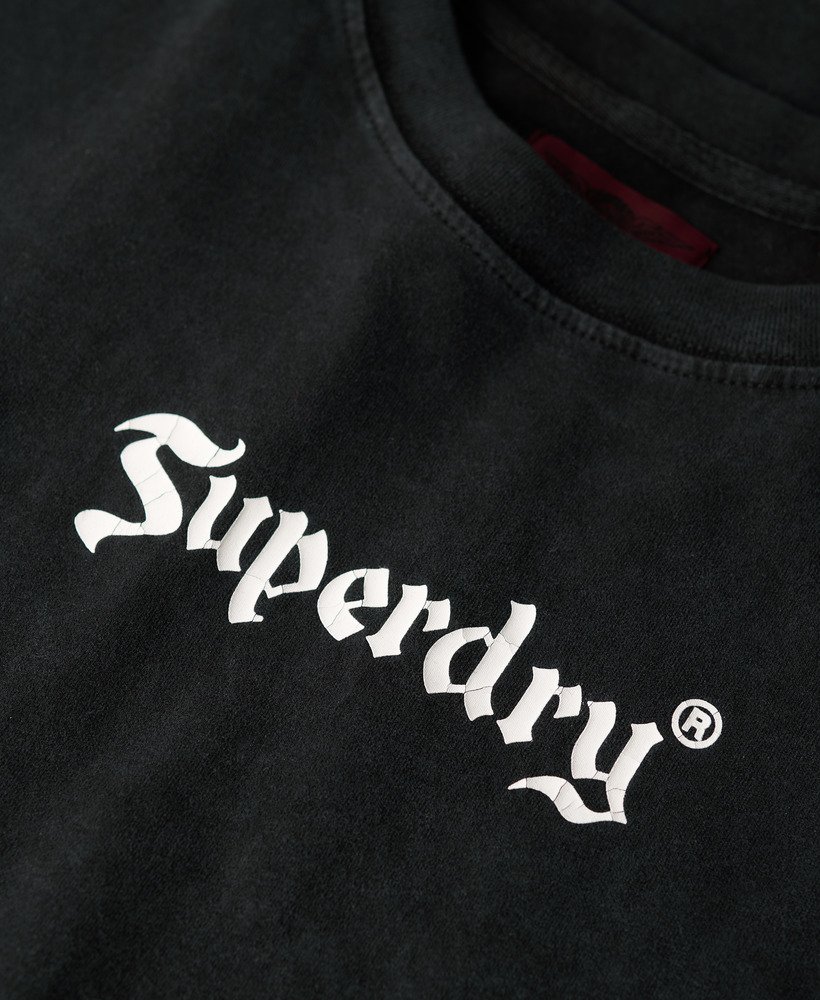mens Retro Rock Graphic T-Shirt in Black | Superdry US