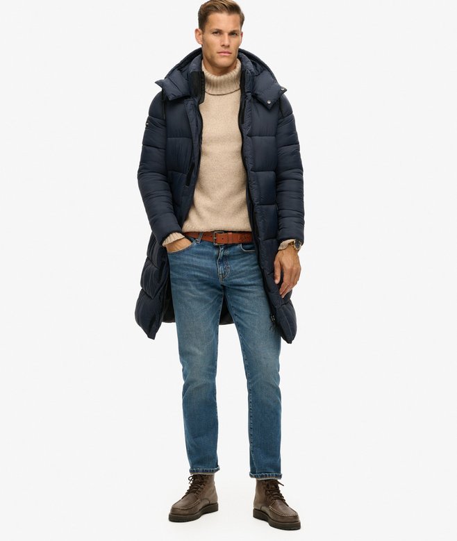 Ripstop Longline Puffer Coat