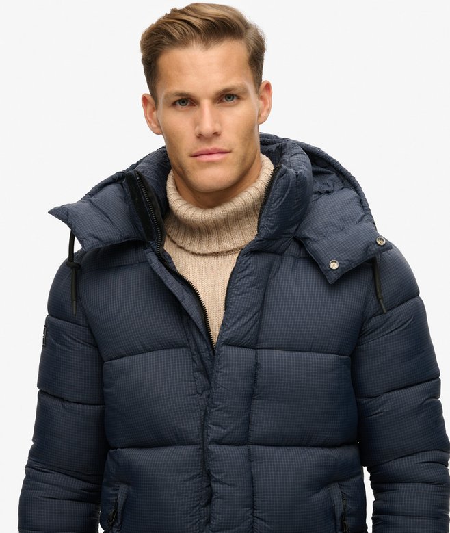 Ripstop Longline Puffer Coat