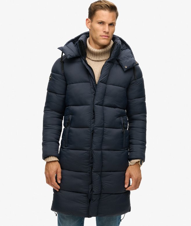 Ripstop Longline Puffer Coat