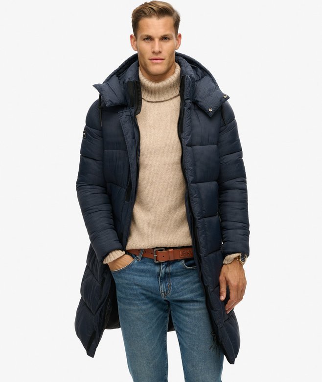Ripstop Longline Puffer Coat
