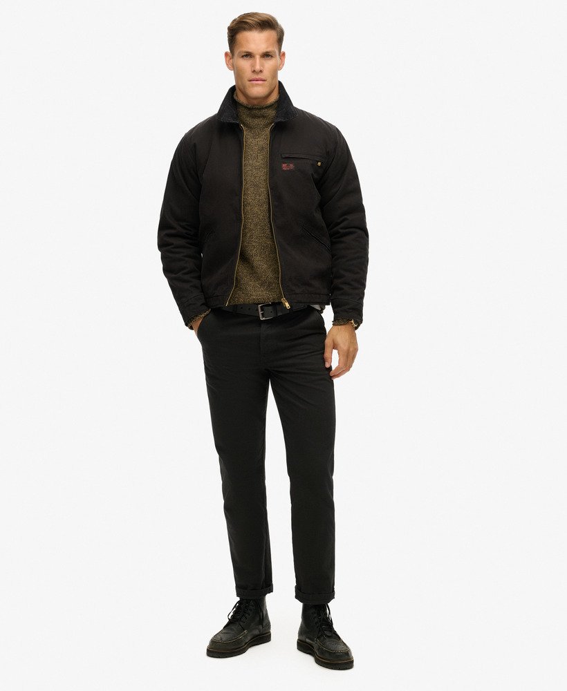 mens Surplus Barn Jacket in JET BLACK | Superdry US