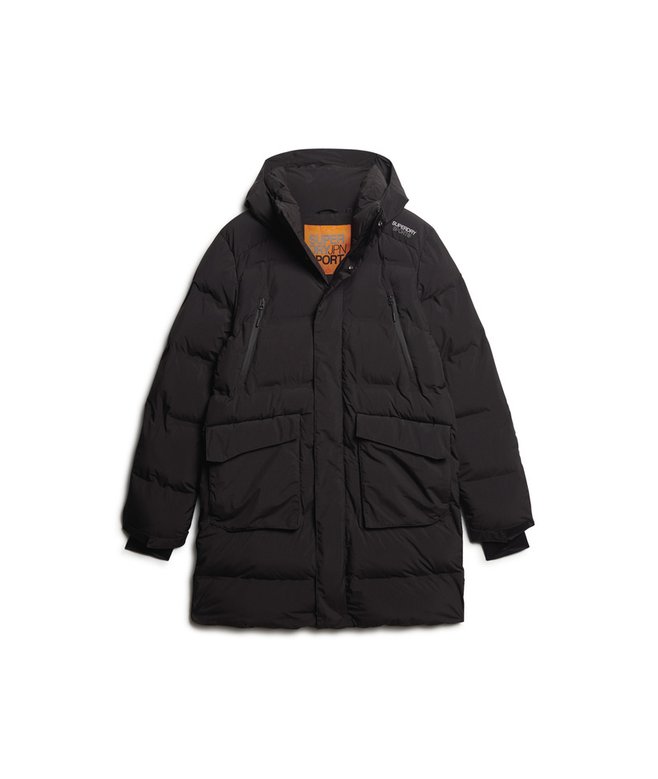 Hooded Longline Padded Jacket