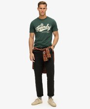 Vintage Script Style College T-Shirt