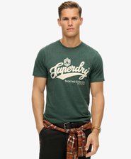 Vintage Script Style College T-Shirt