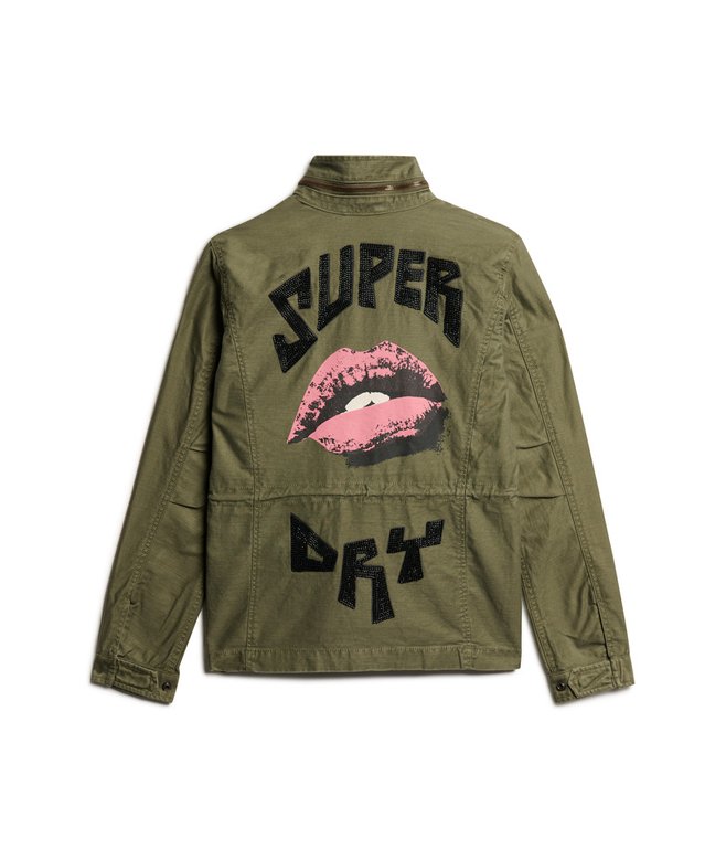 Embellished Classic M65 Jacket