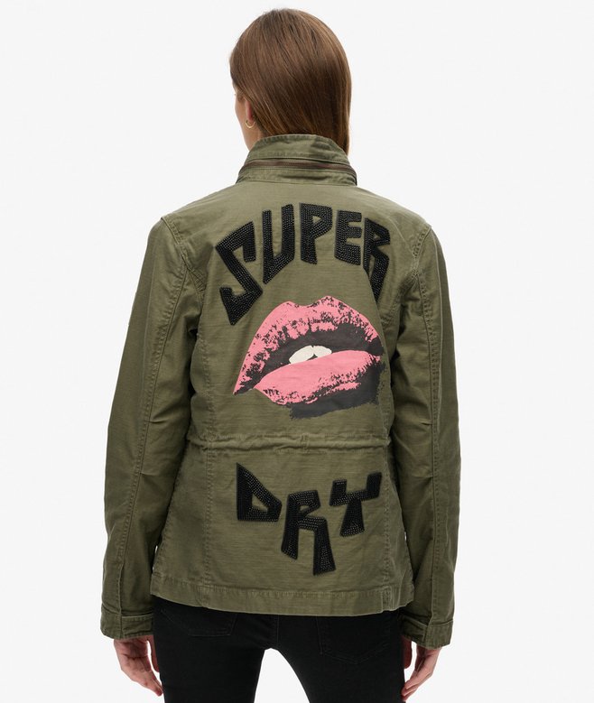 Embellished Classic M65 Jacket