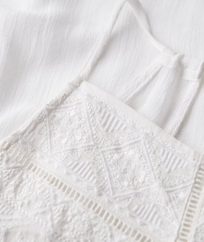 Vintage Lace Yoke Cami Top