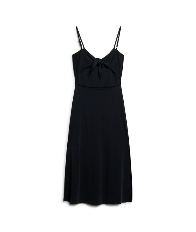 Superdry & Co Women's Jersey Open Back Dress Black - Size: 14
