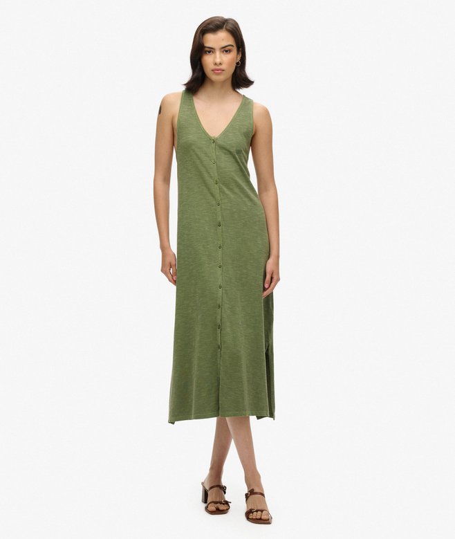 Beach Jersey Midi Dress