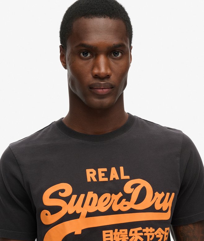 Neon Vintage Logo Graphic T-Shirt