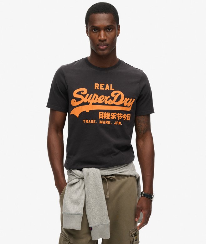 Neon Vintage Logo Graphic T-Shirt