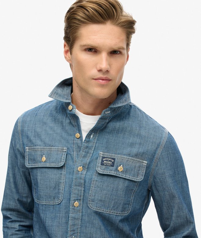Cotton Workwear Long Sleeve Shirt