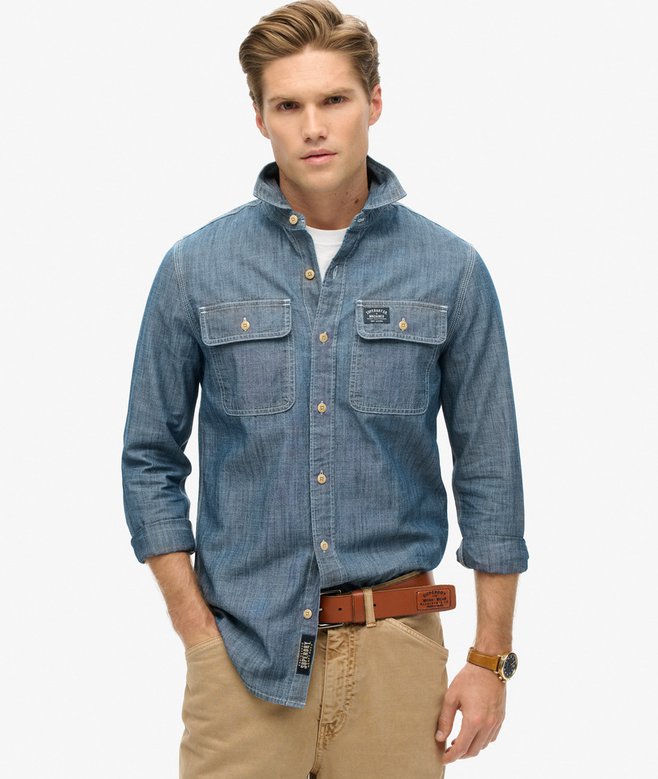 Cotton Workwear Long Sleeve Shirt