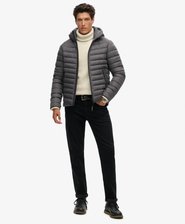 Hooded Tweed Fuji Padded Jacket