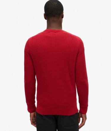 Jersey de punto con cuello redondo y textura Image 4