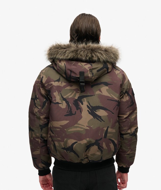 Everest Faux Fur Bomber Jacket